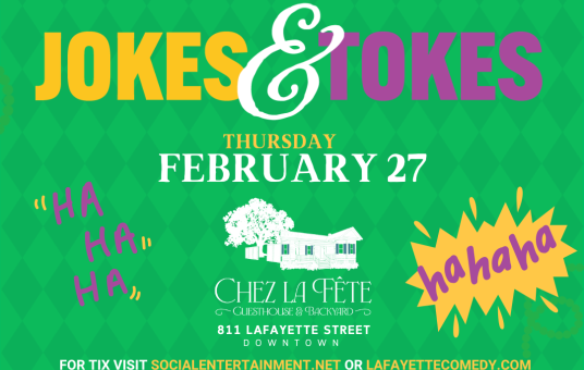 Jokes & Tokes: A Standup Comedy Show | Fete du Mardi Gras