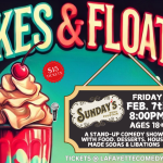 Jokes & Floats -  A Standup Comedy Show at Sunday's Soda Fountain Downtown